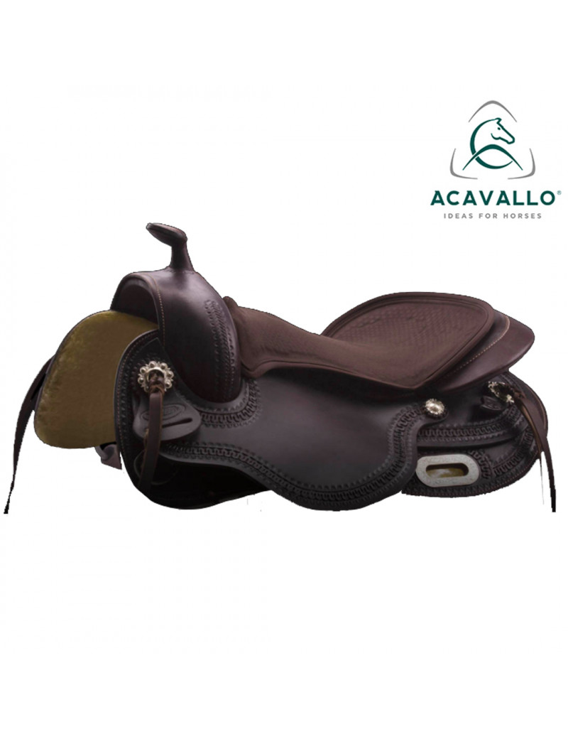 Couvre-siège d'équitation Acavallo Classic Gel-in Dri-lex