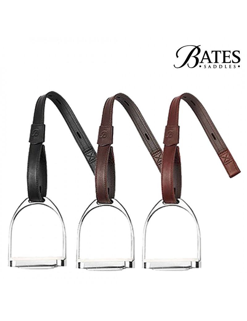 ACION ESTRIBO BATES CUERO SIN HEBILLAS