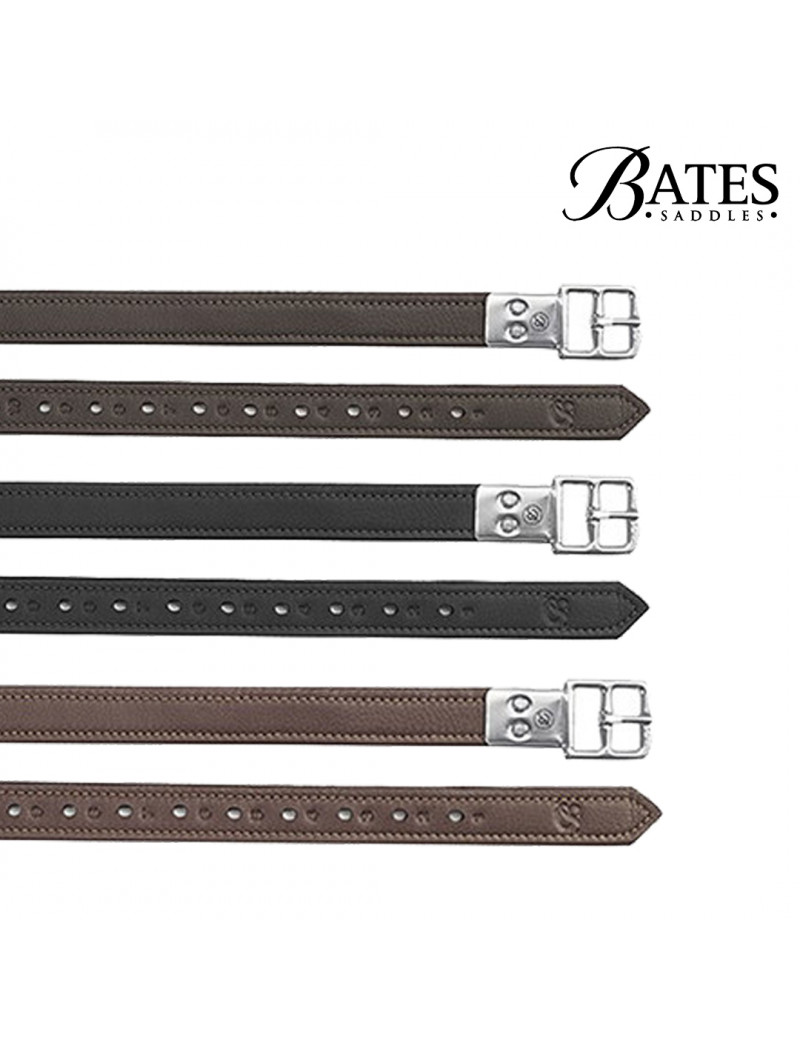 ACION ESTRIBO BATES CUERO CON HEBILLAS